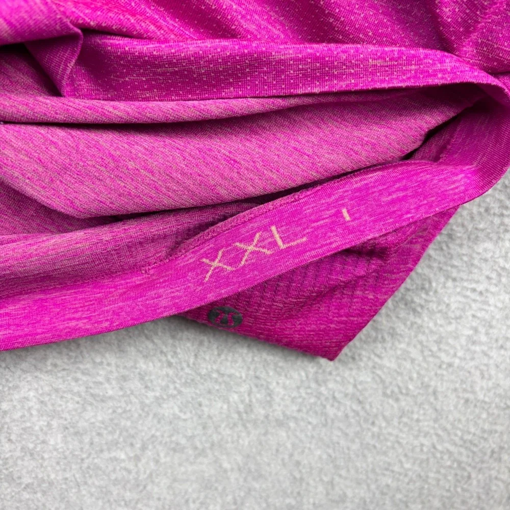 Lululemon Metal Vent Tech Shirt Mens XXL 2XL Fuchsia Pink Short Sleeve Tee